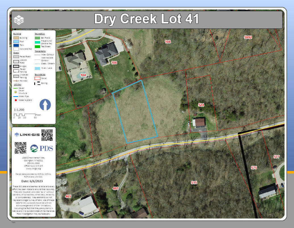 LOT 41 DRY CREEK ROAD, COLD SPRING, KY 41076, photo 1