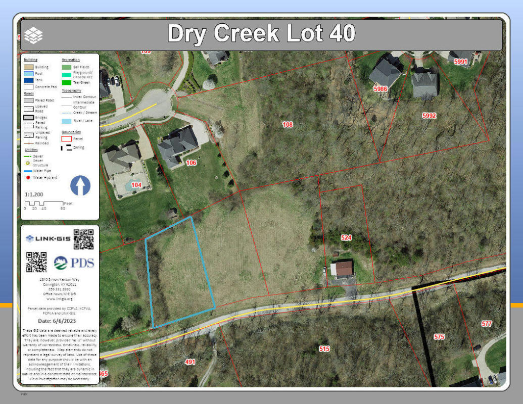 LOT 40 DRY CREEK ROAD, COLD SPRING, KY 41076, photo 1