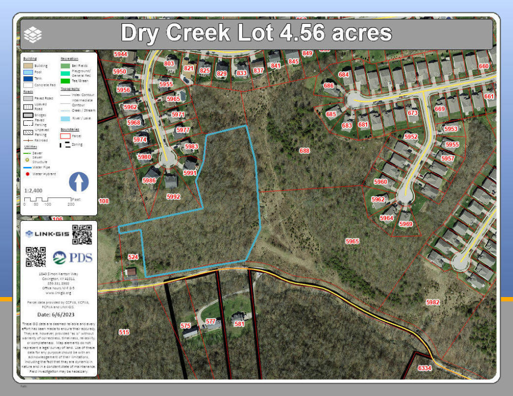 0 DRY CREEK ROAD, 4.56 ACRES, COLD SPRING, KY 41076, photo 1